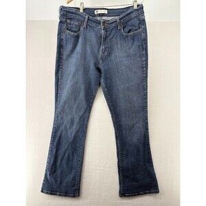 Levis 515 Jeans Size 14 M Womens Boot Cut Stretch Blue Denim‎